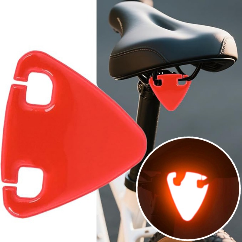 Red Triangular Bicycle Seat Re - Commuting By Bike recension och pris