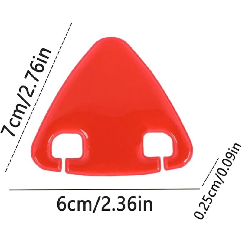 Red Triangular Bicycle Seat Re - Commuting By Bike recension och pris
