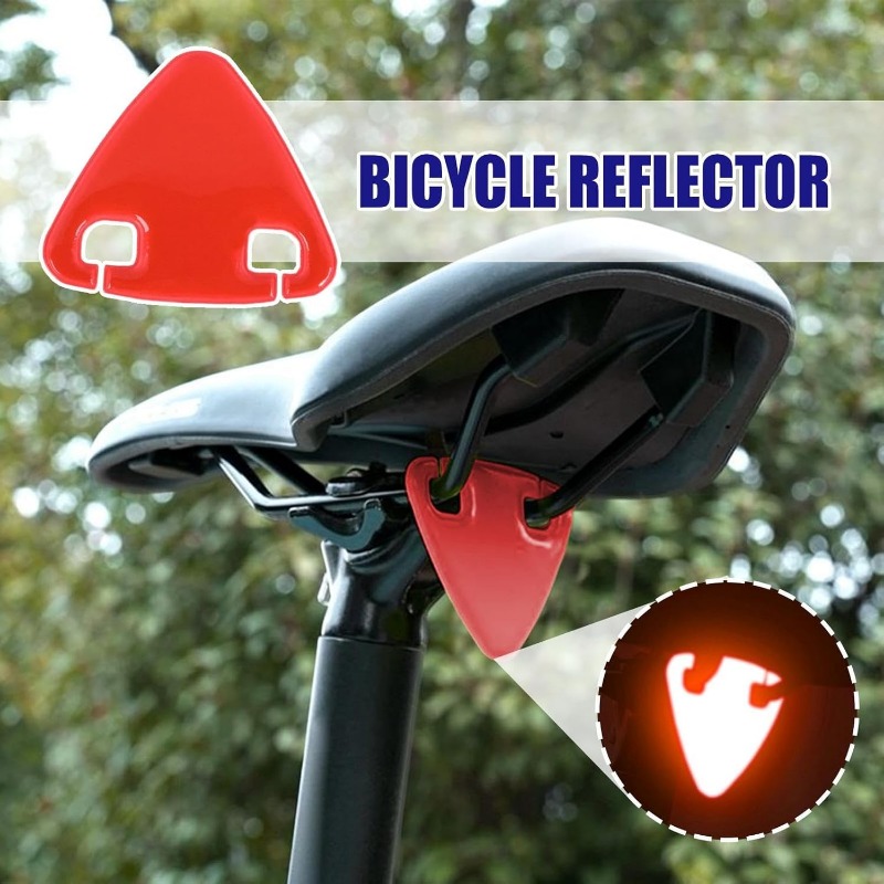 Red Triangular Bicycle Seat Re - Commuting By Bike recension och pris