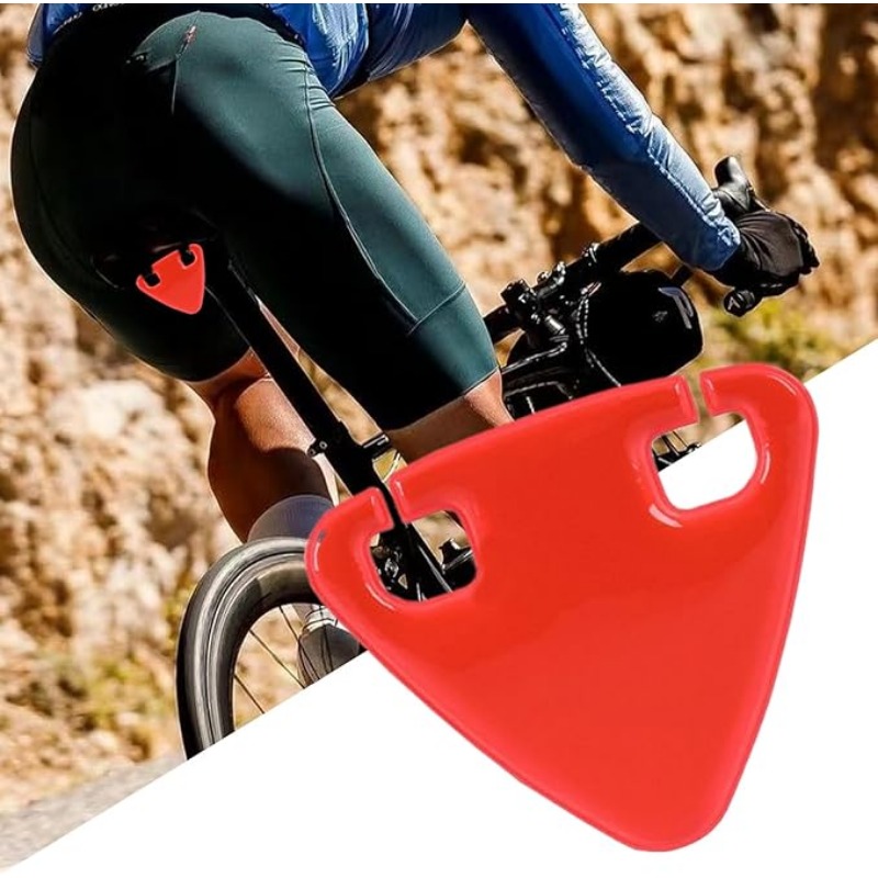 Red Triangular Bicycle Seat Re - Commuting By Bike recension och pris